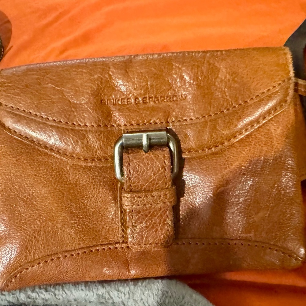 Brown Leather belt bag